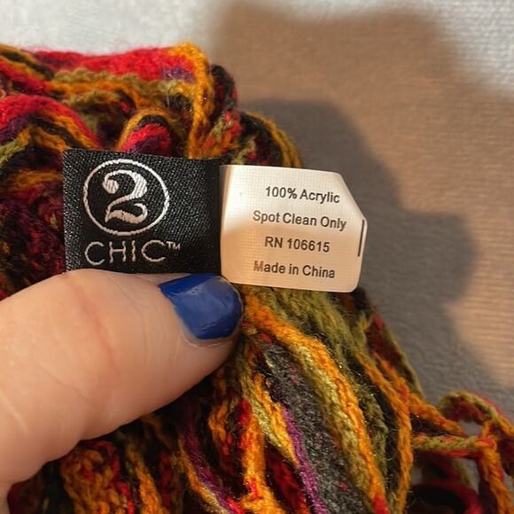 NWT colorful Infinity scarf from The Dry Sink, Highlands, NC - Picture 4 of 6